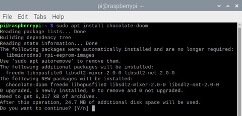 Raspberry PiでDoomを実行する方法（エミュレーターなし） 