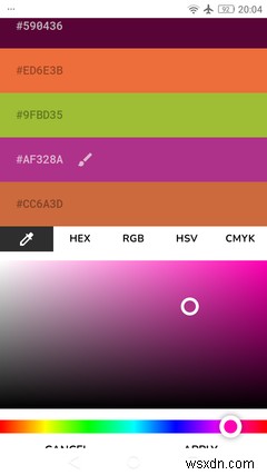 Android用の7つの最高の無料カラーパレットジェネレーター 