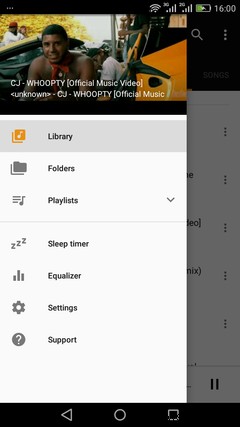 Android用の10の最高の広告なしの音楽プレーヤーアプリ 