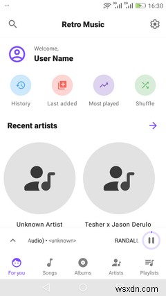 Android用の10の最高の広告なしの音楽プレーヤーアプリ 