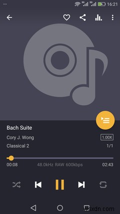 Android用の10の最高の広告なしの音楽プレーヤーアプリ 