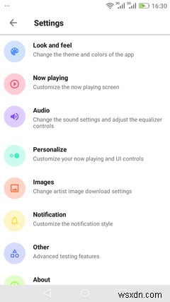 Android用の10の最高の広告なしの音楽プレーヤーアプリ 