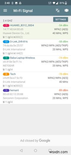 Android用の6つの最高のWi-Fiアナライザーアプリ 