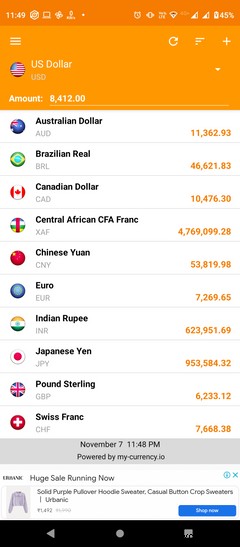 Android用の9つの最高の通貨コンバーターアプリ 