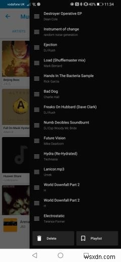 Android用の15の最高のオフライン音楽プレーヤーアプリ 