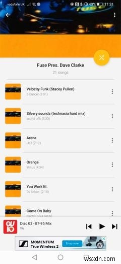 Android用の15の最高のオフライン音楽プレーヤーアプリ 