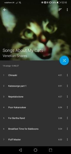 Android用の15の最高のオフライン音楽プレーヤーアプリ 