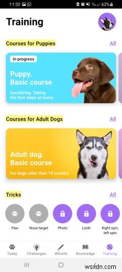 Android用の5つの犬笛とクリッカートレーニングアプリ 