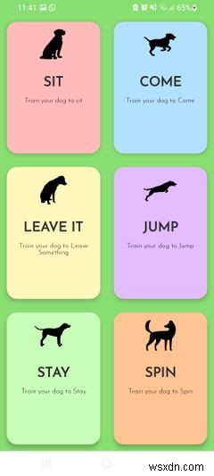 Android用の5つの犬笛とクリッカートレーニングアプリ 