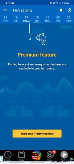 6つの最高の釣り予報アプリ 
