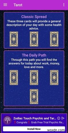 Android用の5つの最高のタロットアプリ 
