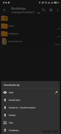 AndroidでZIPファイルを開く方法 