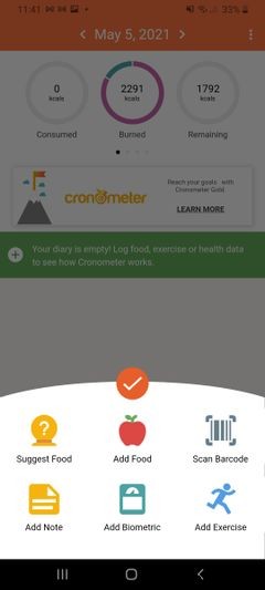 AndroidおよびiPhone用のMyFitnessPalの6つの最良の代替案 