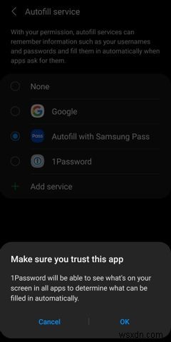 Androidデバイスでパスワードマネージャーを使用する方法 