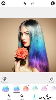 写真の髪の色を変えるための9つの楽しいモバイルアプリ 
