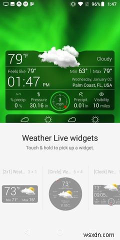 Android用の7つの最高の天気ウィジェット 