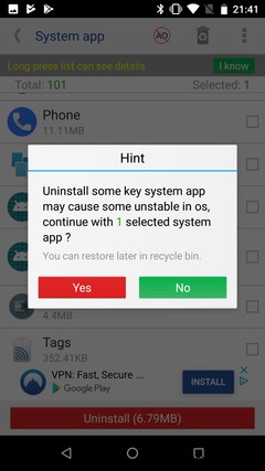 Androidで不要なアプリをアンインストールする方法 