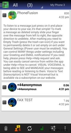 Android用の5つの最高のビジュアルボイスメールアプリ 