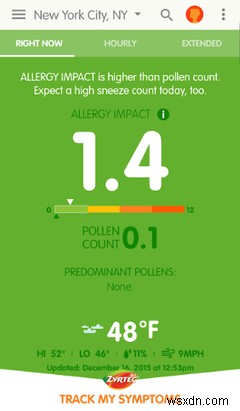 春のアレルギーを避けるのに役立つ7つの便利なアレルギーアプリ 