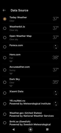Android用の9つの最高の天気アプリ 