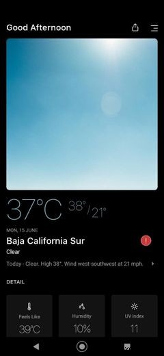 Android用の9つの最高の天気アプリ 