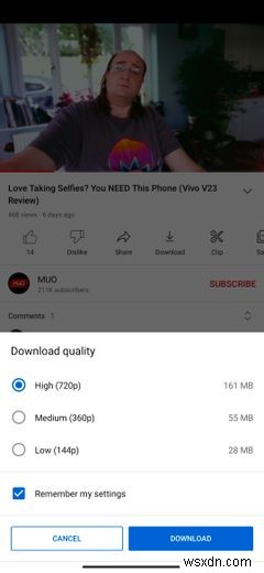 AndroidでYouTubeビデオをオフラインで視聴する方法 