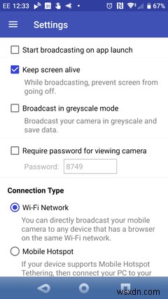 AndroidフォンをIPWebcamとして使用する方法 