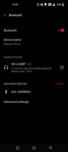 AndroidでBluetoothを使用してデバイスをペアリングする方法 