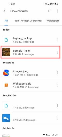 AndroidでHEIC画像を開いて変換する方法 