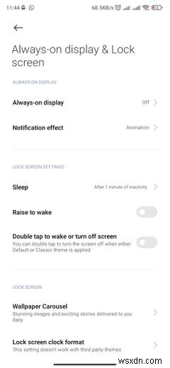 Xiaomiスマートフォンで壁紙カルーセルをアンインストールする方法 
