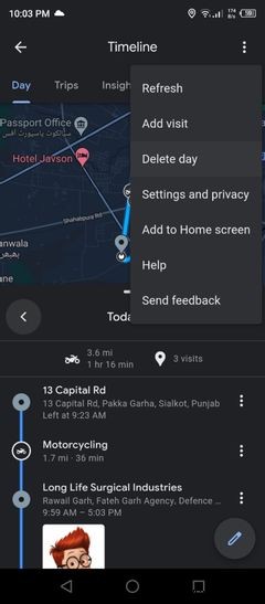 Googleマップアプリでトラックをカバーしてプライバシーを保護する方法 
