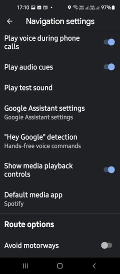 AndroidのGoogleマップで音楽コントロールを取得する方法 