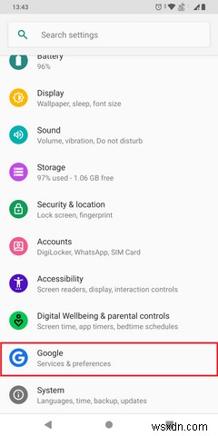 AndroidでGoogleMyActivityにアクセスする方法 