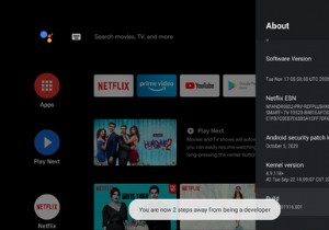 AndroidTVでADBを設定して使用する方法 