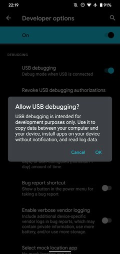 AndroidでADBをワイヤレスでセットアップして使用する方法 