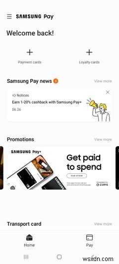 SamsungPayを設定して使用を開始する方法 