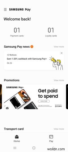 SamsungPayを設定して使用を開始する方法 