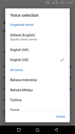 AndroidのGoogleマップでナビゲーション言語を変更する方法 