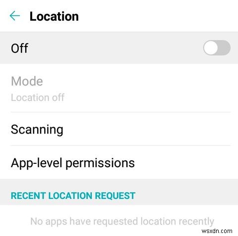 Androidの位置設定を管理する方法 