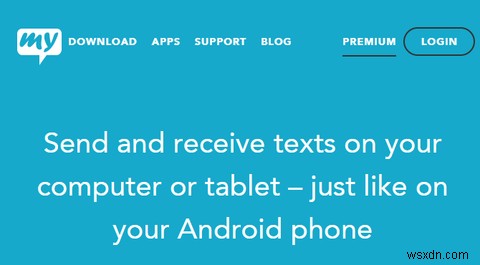 Androidタブレットでテキストメッセージを送受信する方法 