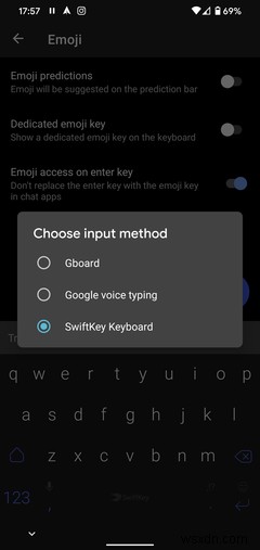 Androidキーボードを変更する方法 