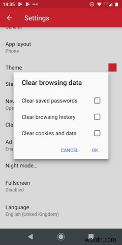 Androidで閲覧履歴を削除する方法 