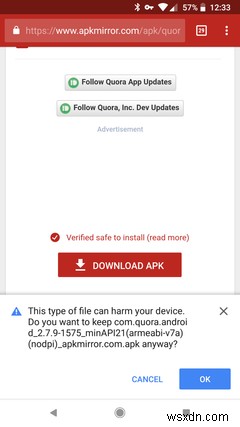 Androidにアプリを手動でインストールまたはサイドロードする方法 