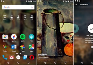 Androidスマートフォンの壁紙を変える9つの優れたアプリ 