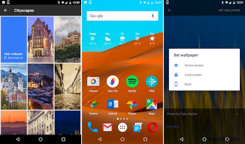 Androidスマートフォンの壁紙を変える9つの優れたアプリ 