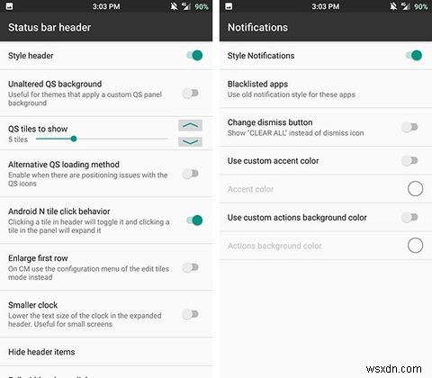 AndroidNougatのステータスバーと通知を取得する方法 
