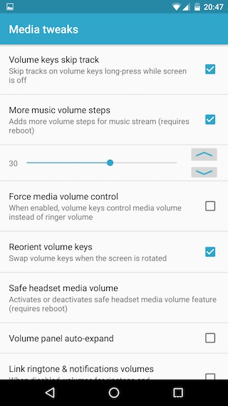 使用する必要のあるAndroidの音量調節の調整 