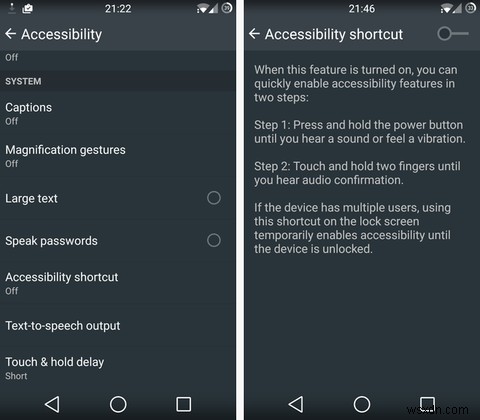 Androidでのアクセシビリティ：デバイスを使いやすくする 
