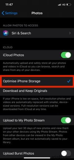 iPhoneの写真を削除した後でもスペースを使用していますか？ 7修正 