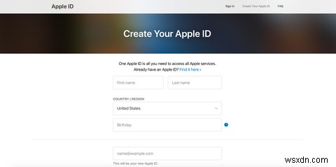 任意のデバイスで新しいAppleIDアカウントを作成する方法 